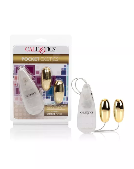 170938 - Pocket Exotics Vibrating Double Gold Bullets - Image 4