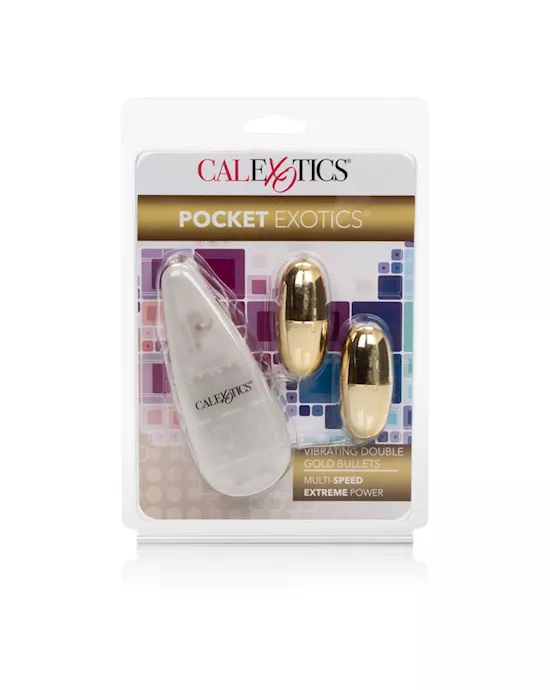 170938 - Pocket Exotics Vibrating Double Gold Bullets - Image 5