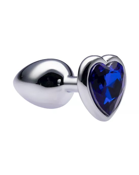 231532 - Kinki Range Alloy Love Heart Gemmed Butt Plug - 2.7 Inch - Image 5