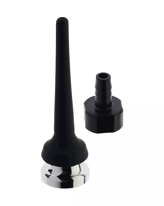 232323 - Kinki Range Silicone Enema Attachment - 4.3 Inch - Image 2