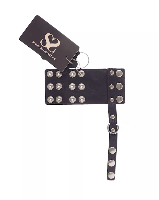 245468 - Bound X Leather Cock Cuff and Ball Ring - Image 3